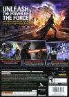 Star Wars: The Force Unleashed Box Art Back